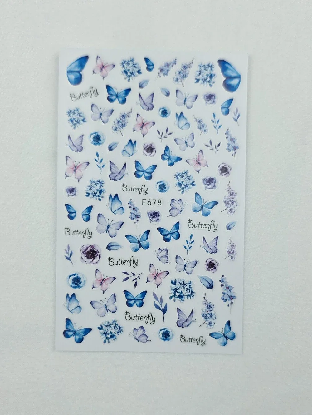 Trendy Self Adhesive Nails Art Transfer Sticker